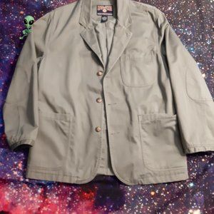 Duluth Trading Company Fire Hose Jacket Khaki Men Large